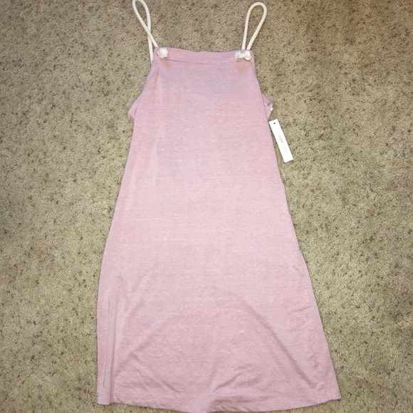 Color Threads Rope Strap Dress in Pink - Picture 2 of 3